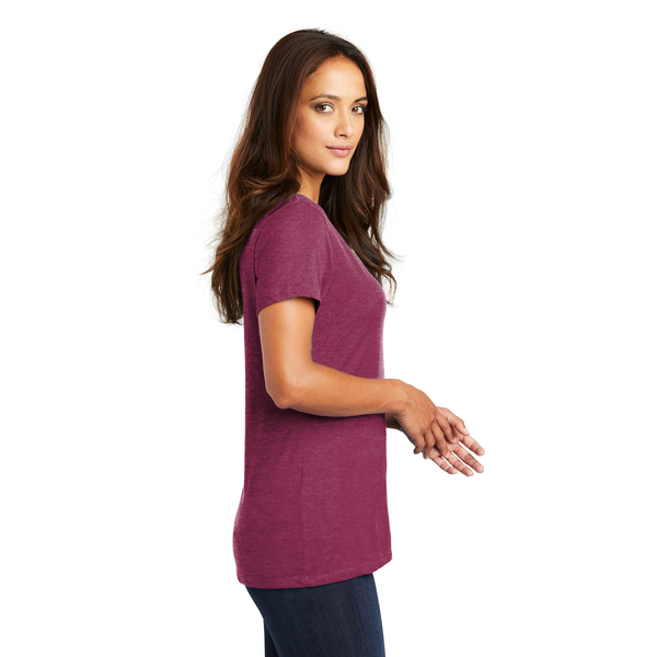 District Made® Perfect Weight® Ladies' V-Neck Tee