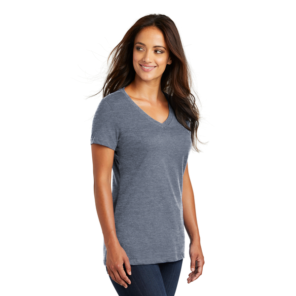 District Made® Perfect Weight® Ladies' V-Neck Tee
