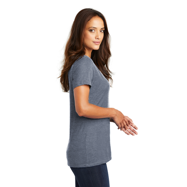 District Made® Perfect Weight® Ladies' V-Neck Tee