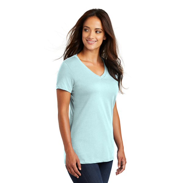 District Made® Perfect Weight® Ladies' V-Neck Tee