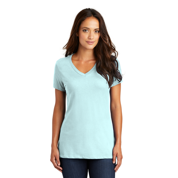 District Made® Perfect Weight® Ladies' V-Neck Tee