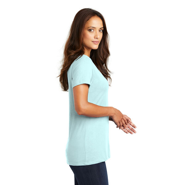 District Made® Perfect Weight® Ladies' V-Neck Tee