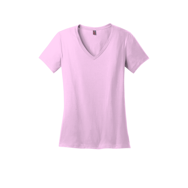 District Made® Perfect Weight® Ladies' V-Neck Tee