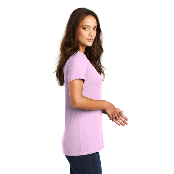District Made® Perfect Weight® Ladies' V-Neck Tee