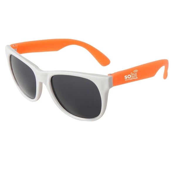 Neon Sunglasses w/ White Frame