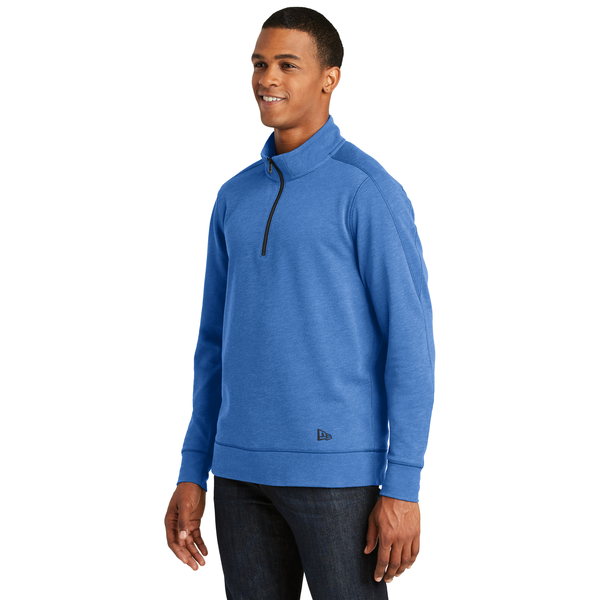 New Era® Tri-Blend Fleece Men's 1/4 Zip Pullover