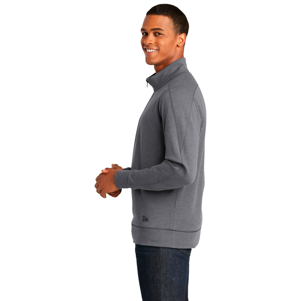 New Era® Tri-Blend Fleece Men's 1/4 Zip Pullover
