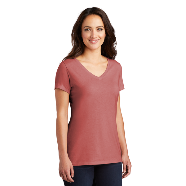 District® Perfect Tri® Ladies' Triblend V-Neck Tee