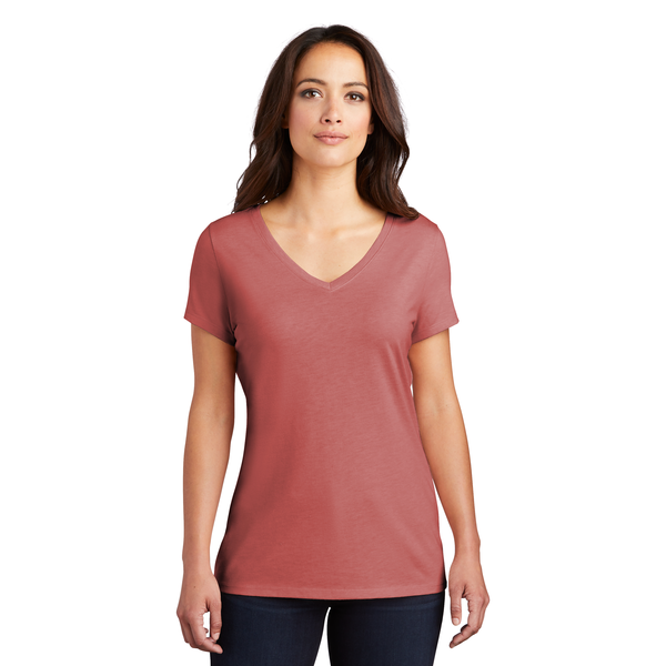 District® Perfect Tri® Ladies' Triblend V-Neck Tee