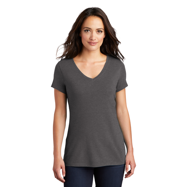 District® Perfect Tri® Ladies' Triblend V-Neck Tee
