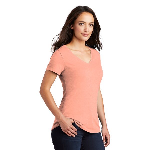 District® Perfect Tri® Ladies' Triblend V-Neck Tee