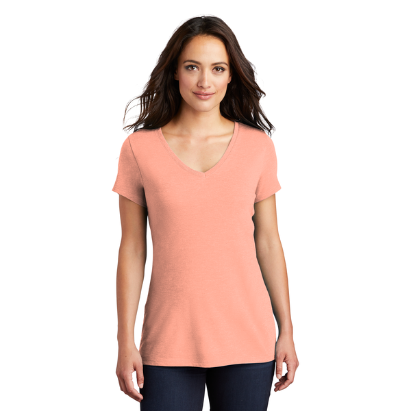 District® Perfect Tri® Ladies' Triblend V-Neck Tee