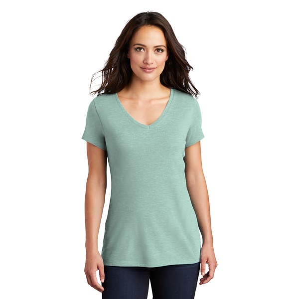 District® Perfect Tri® Ladies' Triblend V-Neck Tee