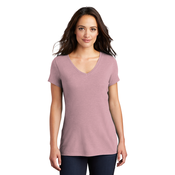 District® Perfect Tri® Ladies' Triblend V-Neck Tee