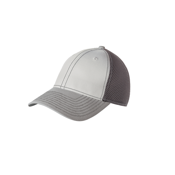 New Era® Contrast Stitch Constructed Fitted Cap with Mesh Back
