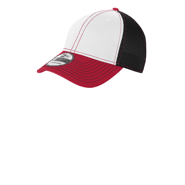 New Era® Contrast Stitch Constructed Fitted Cap with Mesh Back