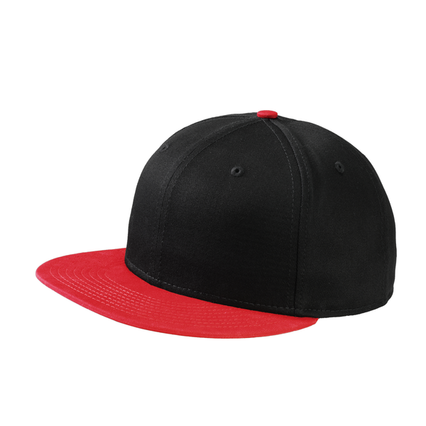 New Era® Flat Bill Cotton Constructed Cap