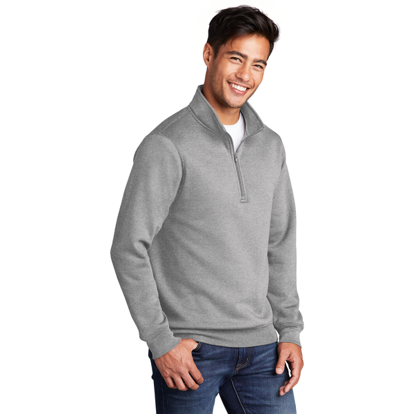 Port & Company® Core Fleece 1/4 Zip Unisex Pullover Sweatshirt