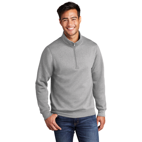 Port & Company® Core Fleece 1/4 Zip Unisex Pullover Sweatshirt