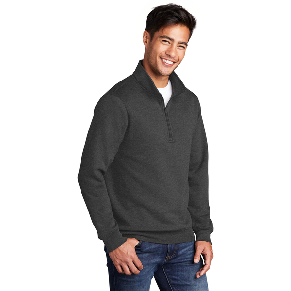 Port & Company® Core Fleece 1/4 Zip Unisex Pullover Sweatshirt