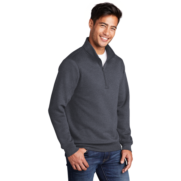 Port & Company® Core Fleece 1/4 Zip Unisex Pullover Sweatshirt