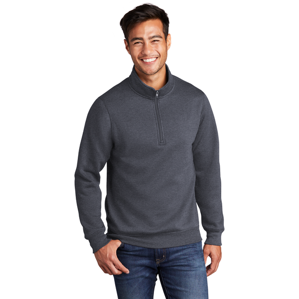 Port & Company® Core Fleece 1/4 Zip Unisex Pullover Sweatshirt