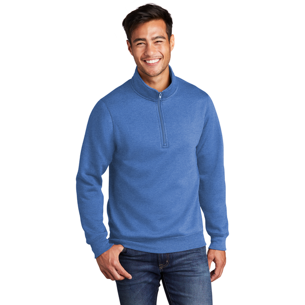 Port & Company® Core Fleece 1/4 Zip Unisex Pullover Sweatshirt