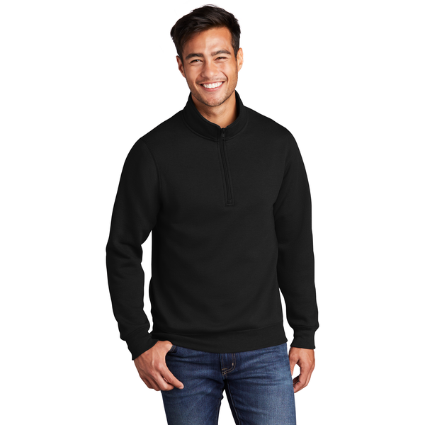 Port & Company® Core Fleece 1/4 Zip Unisex Pullover Sweatshirt
