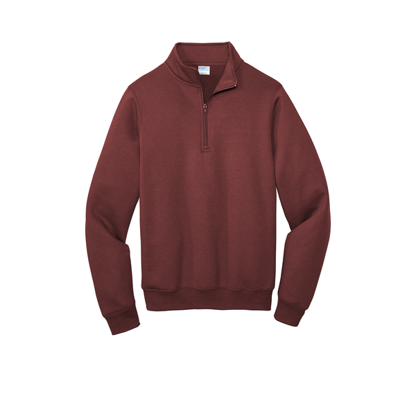 Port & Company® Core Fleece 1/4 Zip Unisex Pullover Sweatshirt