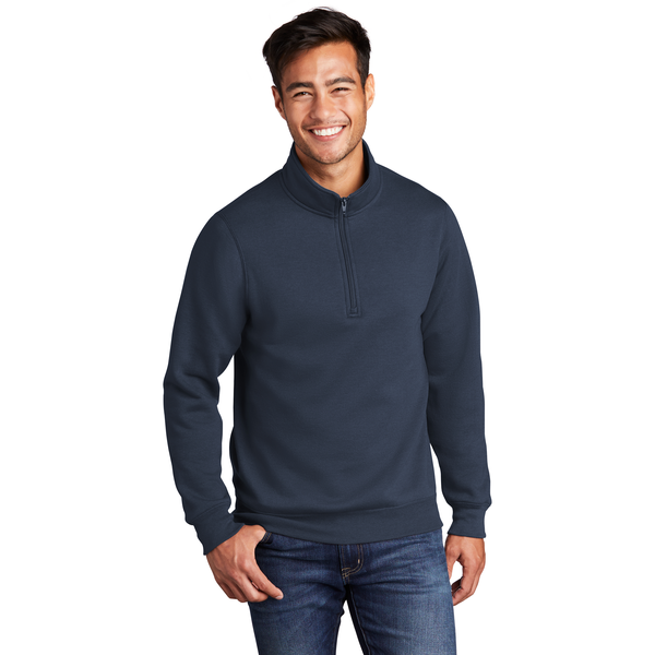 Port & Company® Core Fleece 1/4 Zip Unisex Pullover Sweatshirt