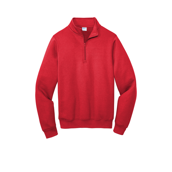 Port & Company® Core Fleece 1/4 Zip Unisex Pullover Sweatshirt