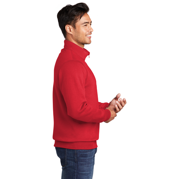 Port & Company® Core Fleece 1/4 Zip Unisex Pullover Sweatshirt