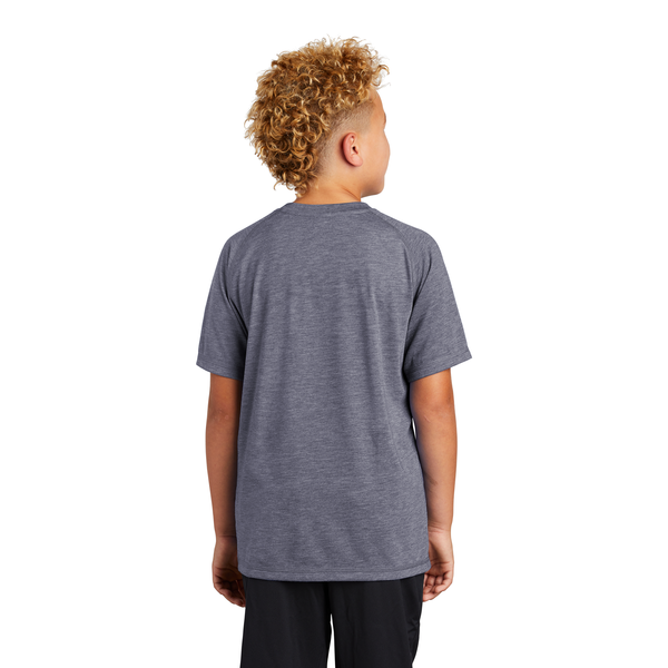 Sport-Tek ® PosiCharge ® Youth Triblend Wicking Raglan Tee
