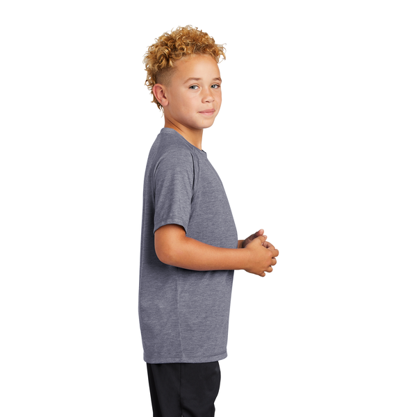Sport-Tek ® PosiCharge ® Youth Triblend Wicking Raglan Tee