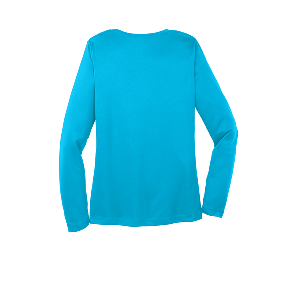 Sport-Tek® PosiCharge™ Competitor™ Ladies' Interlock Long Sleeve Performance V-Neck Tee
