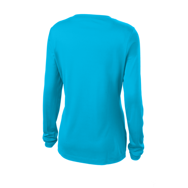 Sport-Tek® PosiCharge™ Competitor™ Ladies' Interlock Long Sleeve Performance V-Neck Tee