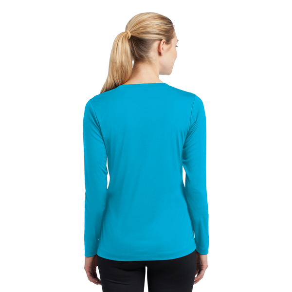 Sport-Tek® PosiCharge™ Competitor™ Ladies' Interlock Long Sleeve Performance V-Neck Tee