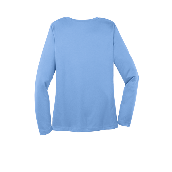 Sport-Tek® PosiCharge™ Competitor™ Ladies' Interlock Long Sleeve Performance V-Neck Tee