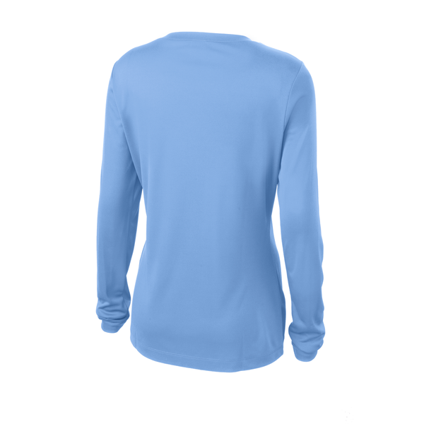 Sport-Tek® PosiCharge™ Competitor™ Ladies' Interlock Long Sleeve Performance V-Neck Tee