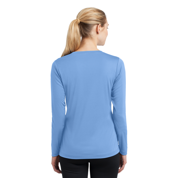 Sport-Tek® PosiCharge™ Competitor™ Ladies' Interlock Long Sleeve Performance V-Neck Tee