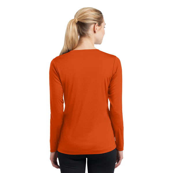 Sport-Tek® PosiCharge™ Competitor™ Ladies' Interlock Long Sleeve Performance V-Neck Tee