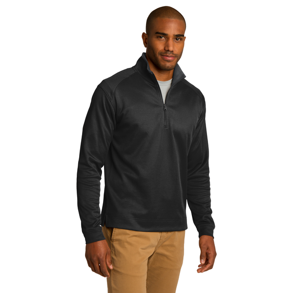 Port Authority® Vertical Texture Men's 1/4 Zip Pullover