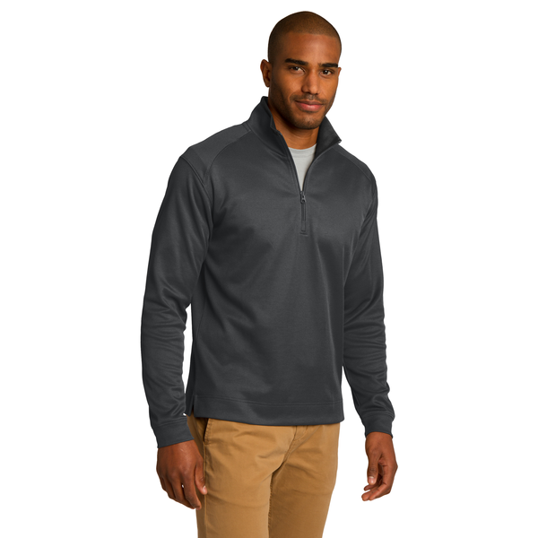 Port Authority® Vertical Texture Men's 1/4 Zip Pullover