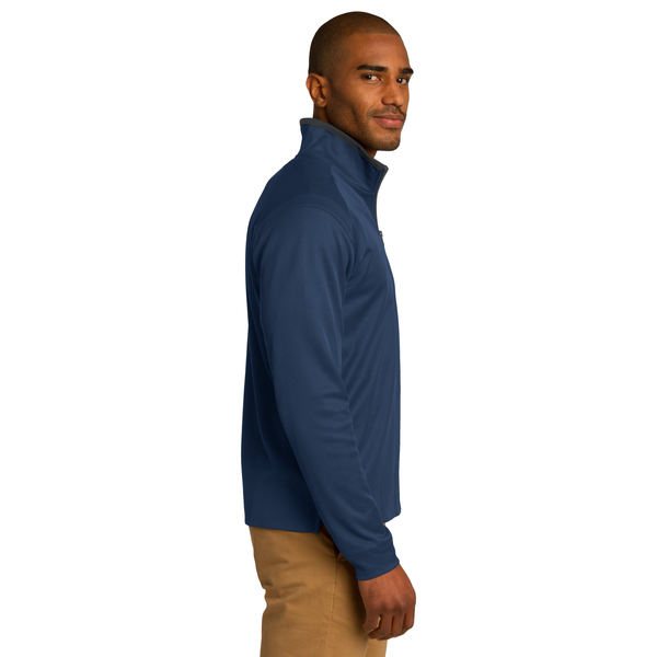 Port Authority® Vertical Texture Men's 1/4 Zip Pullover