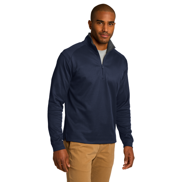 Port Authority® Vertical Texture Men's 1/4 Zip Pullover