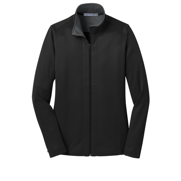 Port Authority® Vertical Texture Ladies' Full Zip Jacket