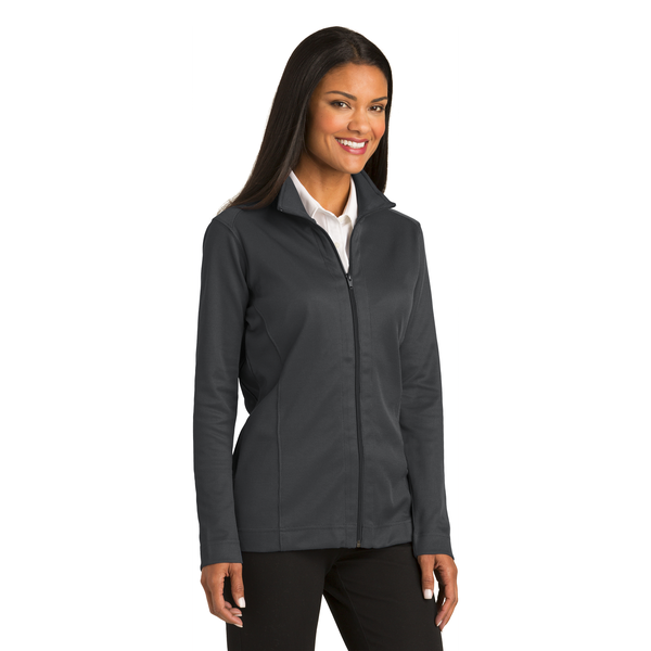 Port Authority® Vertical Texture Ladies' Full Zip Jacket