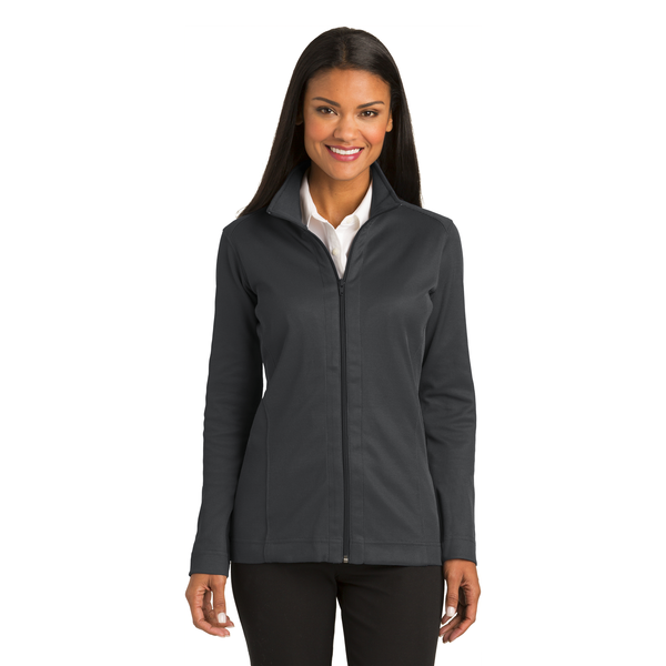 Port Authority® Vertical Texture Ladies' Full Zip Jacket