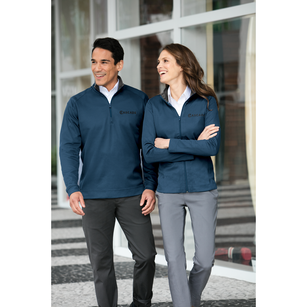 Port Authority® Vertical Texture Ladies' Full Zip Jacket
