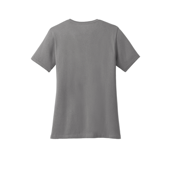 Port & Company® 100% Cotton Ladies' V-Neck Tee